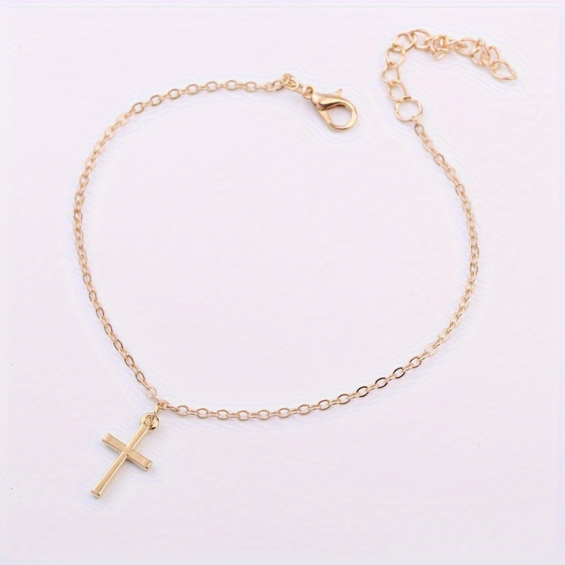 Bohemian Style Golden Alloy Cross Bracelets